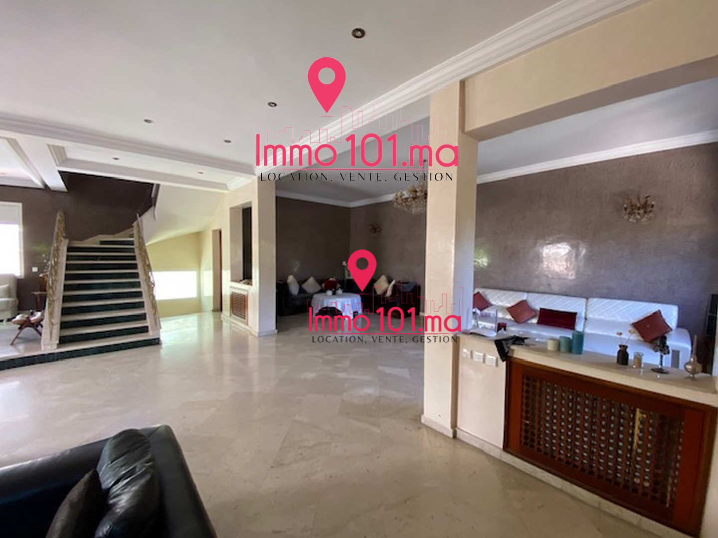 Location villa meublée à Hay Riad ZLLVM1354