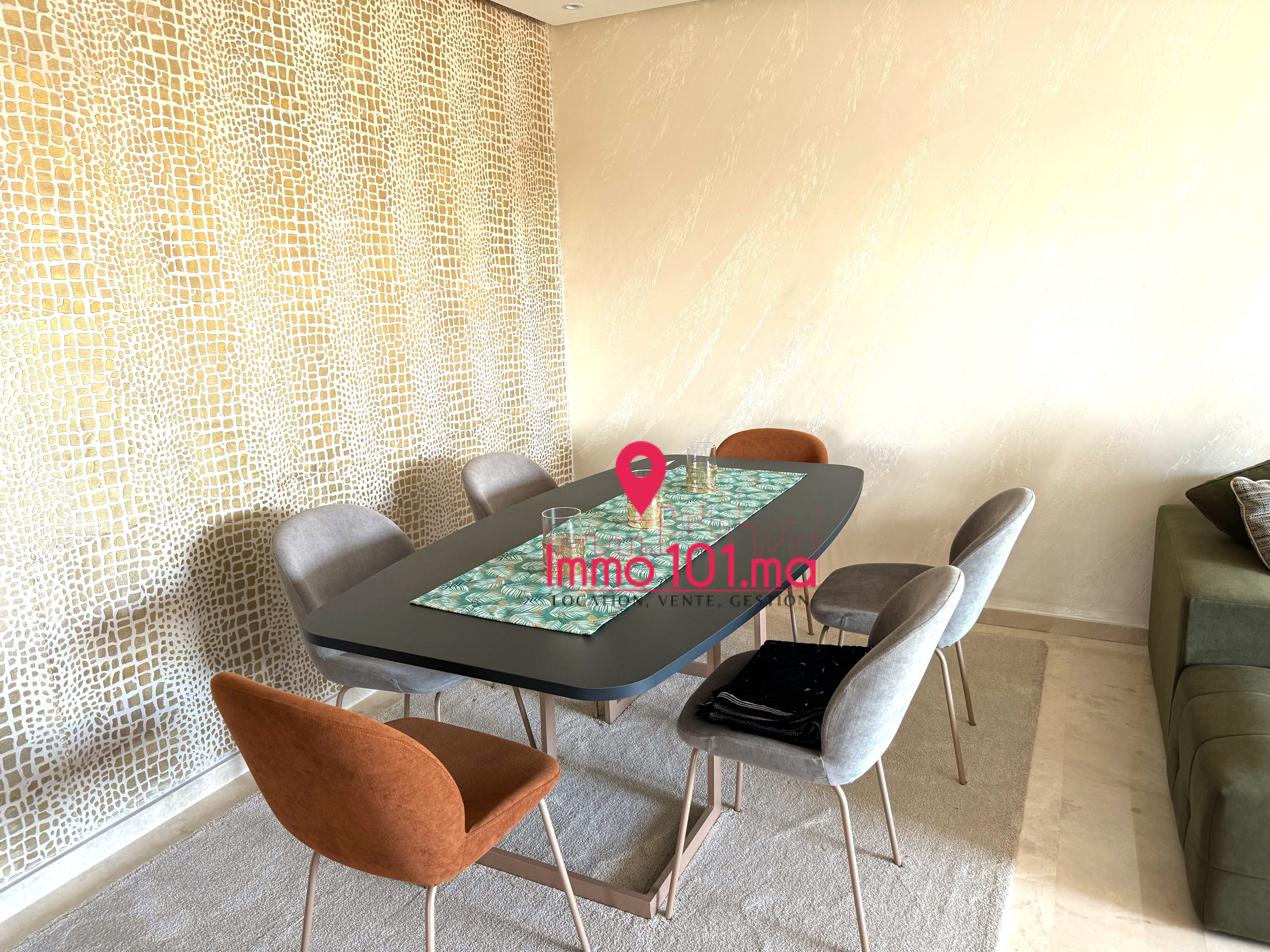Location appartement meublé à Hay Riad ZLLAM2452