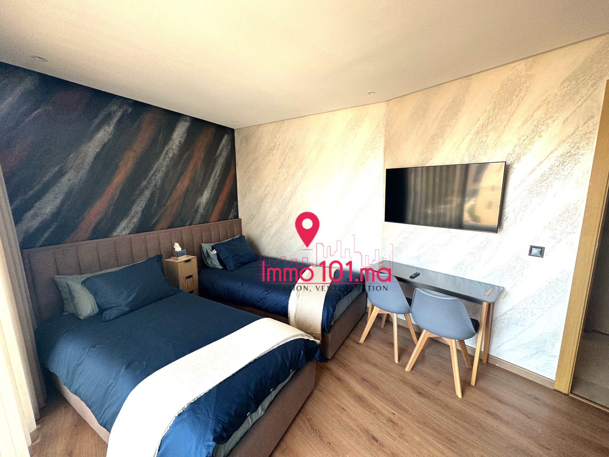 Location appartement meublé à Hay Riad ZLLAM2452