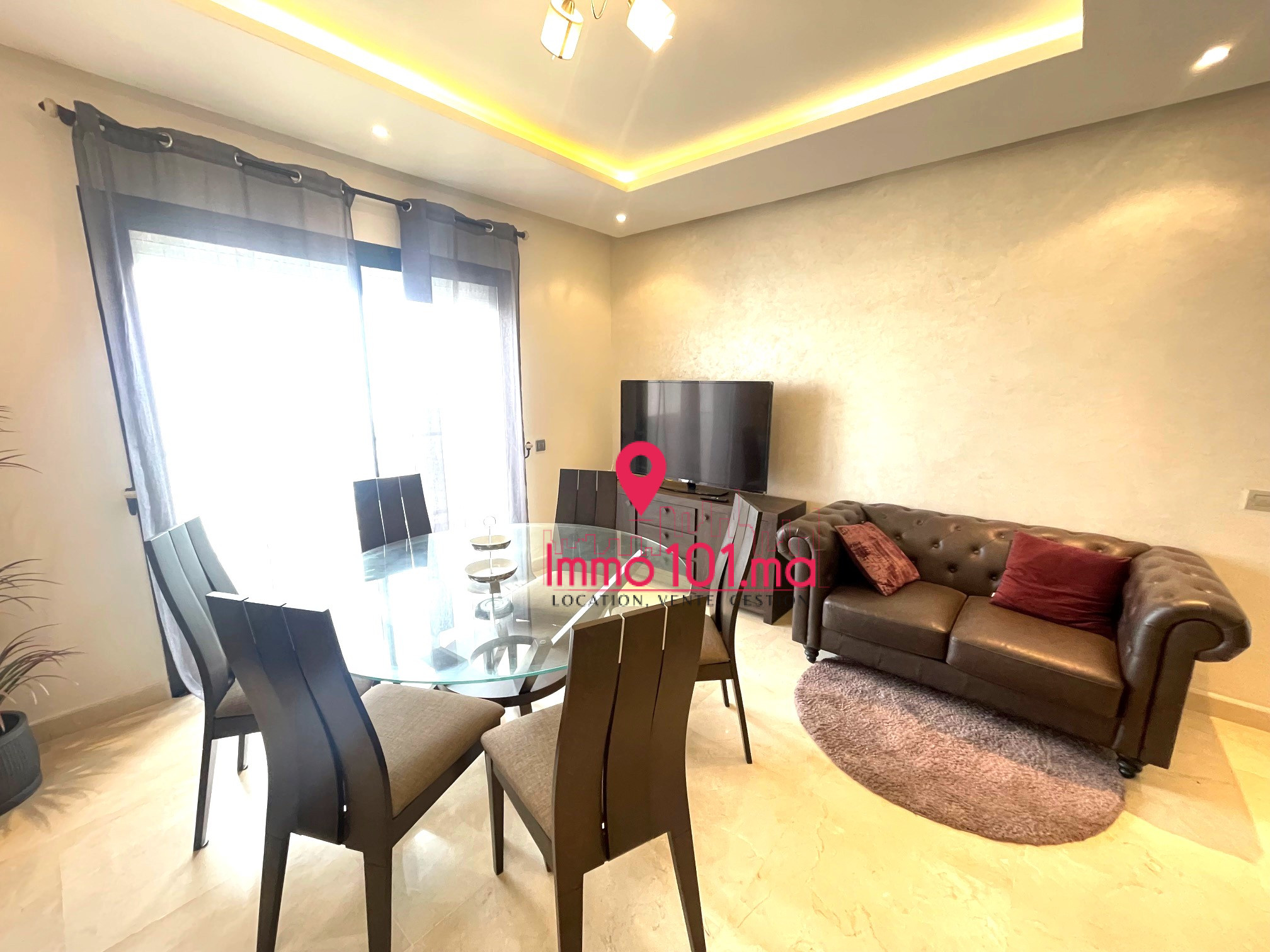 Location appartement meublé à Hay Riad Prestigia ZLLAM1658