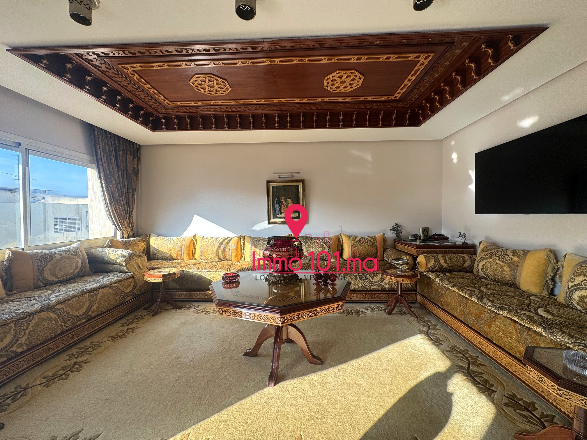 Location appartement meublé à Hay Riad ZLLAM2430