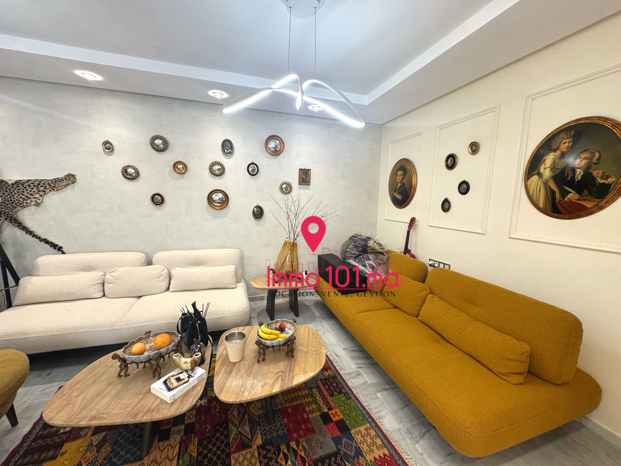 NON DISPO Location duplex meublé à El Menzeh ZLLAM2231